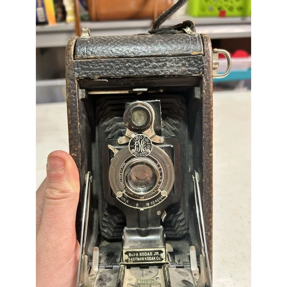vintage No.1A Autographic Kodak Jr No. 1A Film A116‎ Camera